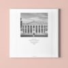 024-GALLIANI-UVA-033b-Old-Cabell-Hall-Wall-Art-Mounted Black & White Photography