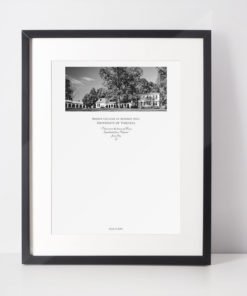 036-GALLIANI-UVA-041-BrownCollege-Wall-Art-Black-Frame