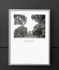 DUKE-Crowell-Residence-Hall-002-GALLIANI-COLLECTION-Wall-Art-Home-Decor-Grey-Frame-Decor