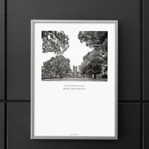 DUKE-Crowell-Residence-Hall-002-GALLIANI-COLLECTION-Wall-Art-Home-Decor-Grey-Frame-Decor