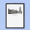 Page Auditorium and Chapel Duke University Wall Art Black & White Photography