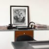 Blue-lily-print-photography-wall-art-galliani-collection-office-decor