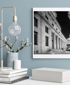 Downtown-Miami-Court-House-Black-&-White-Canvas-Wall-Art Black and white photography