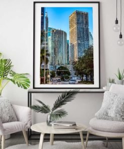 Icon-Building-Brickell-Miami-Canvas-Wall-Art-Framed