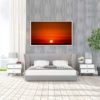 Red-Sky-Sunset-Over-Miami-Canvas-Wall-Art